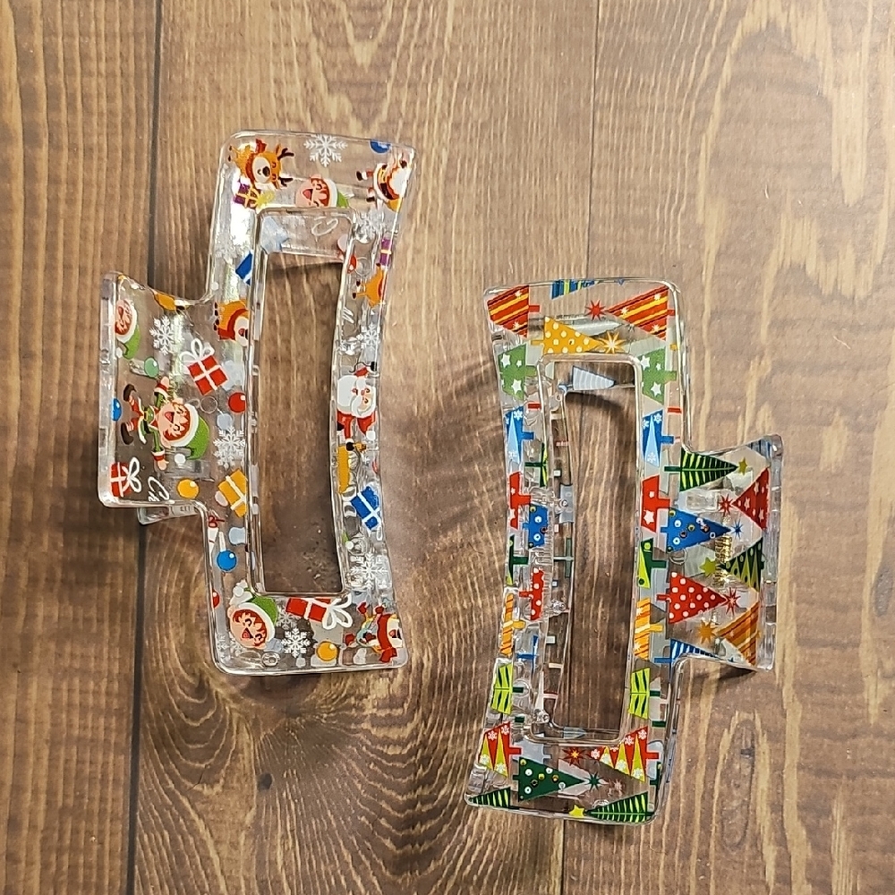 Festive Holiday Hair Clips